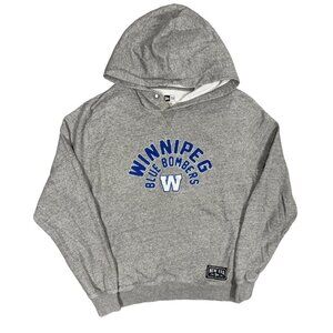 New Era Winnepeg Blue Bombers Hoodie Embroidered CFL Football Large